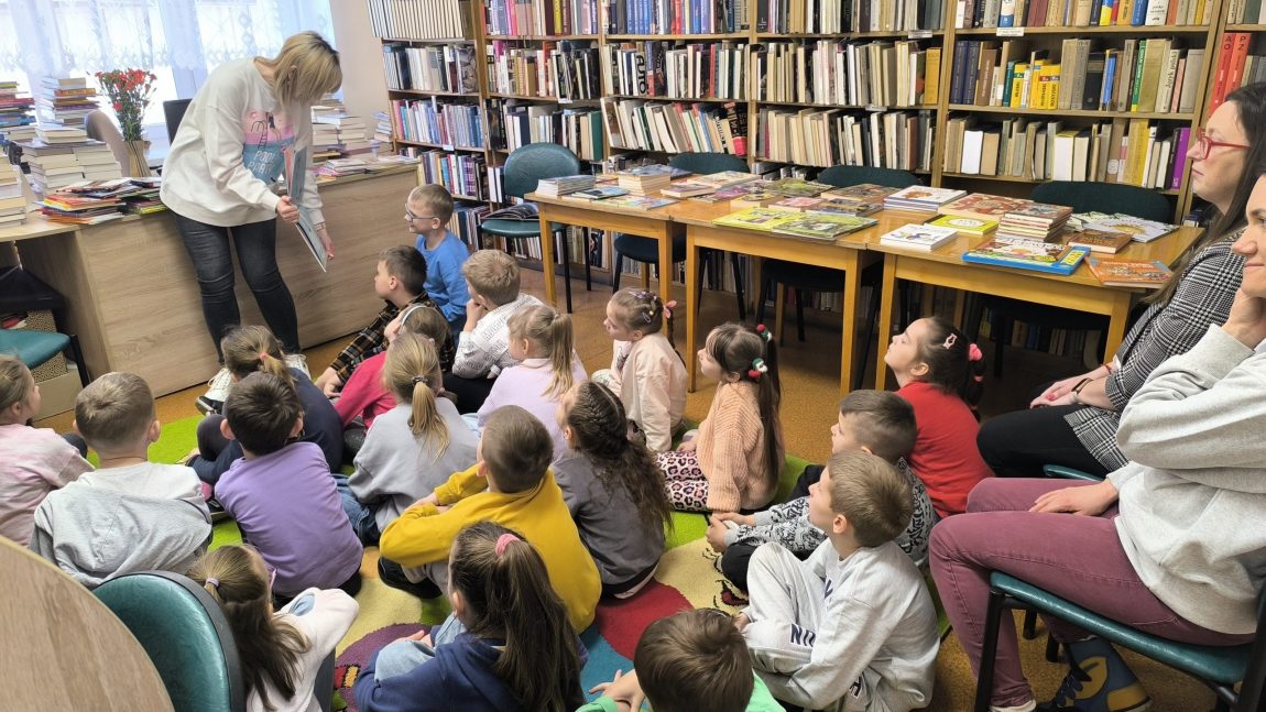 Lekcja biblioteczna SP nr 1 klasa 1 d