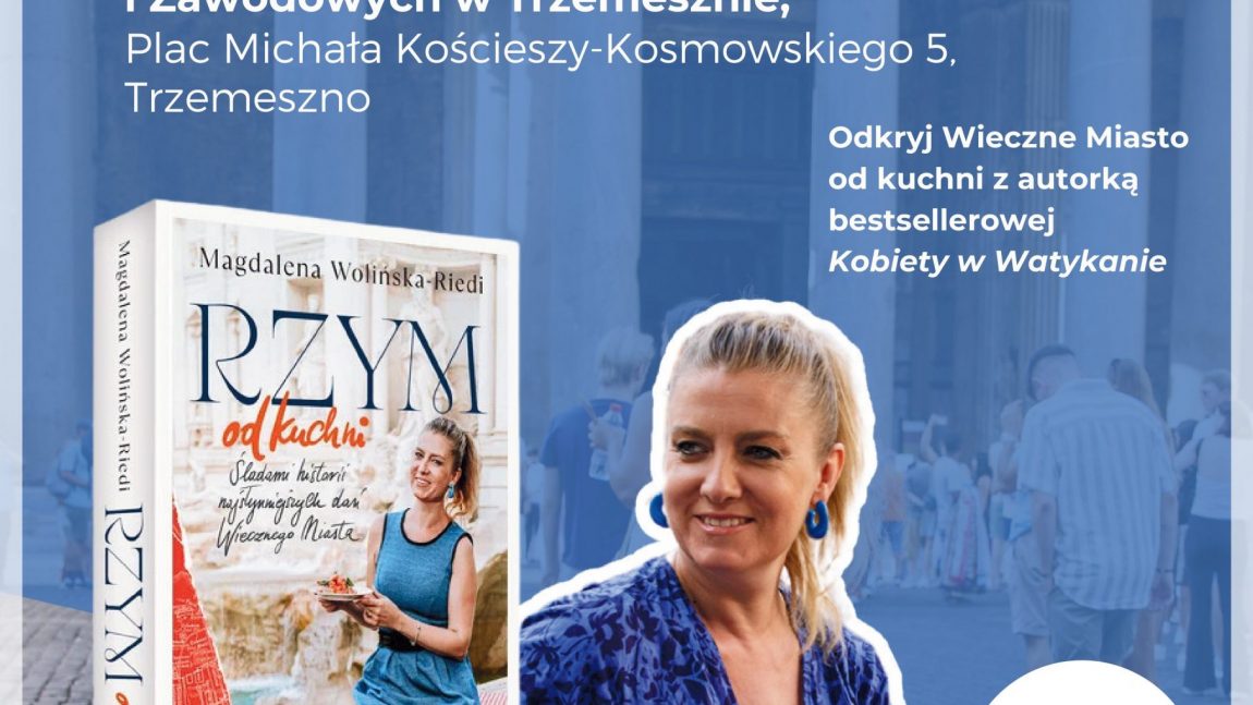 Biblioteka zaprasza na spotkanie z Magdaleną Wolińską – Riedi